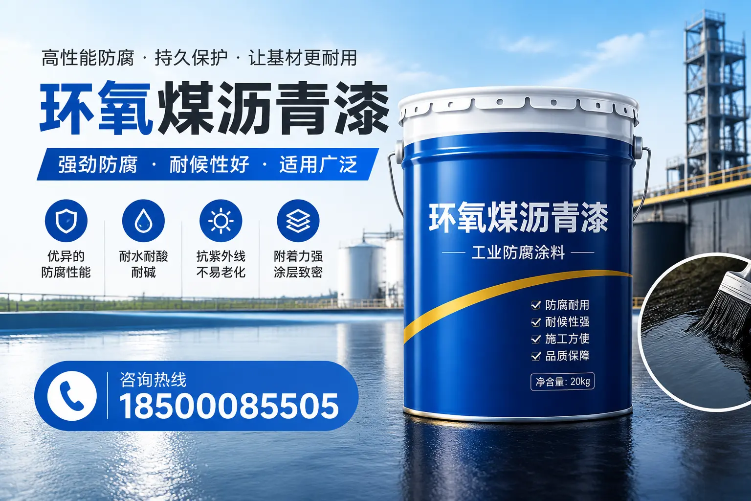 环氧煤沥青漆的特性与应用解析，适合开封地区的行业需求